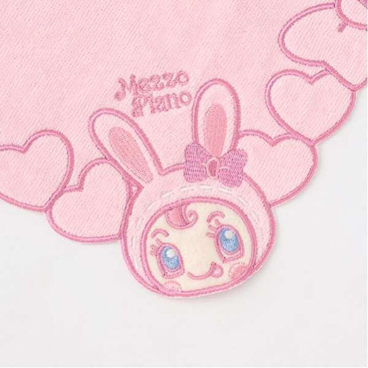 Berie-chan Embroidered Handkerchief,Pink, medium image number 2