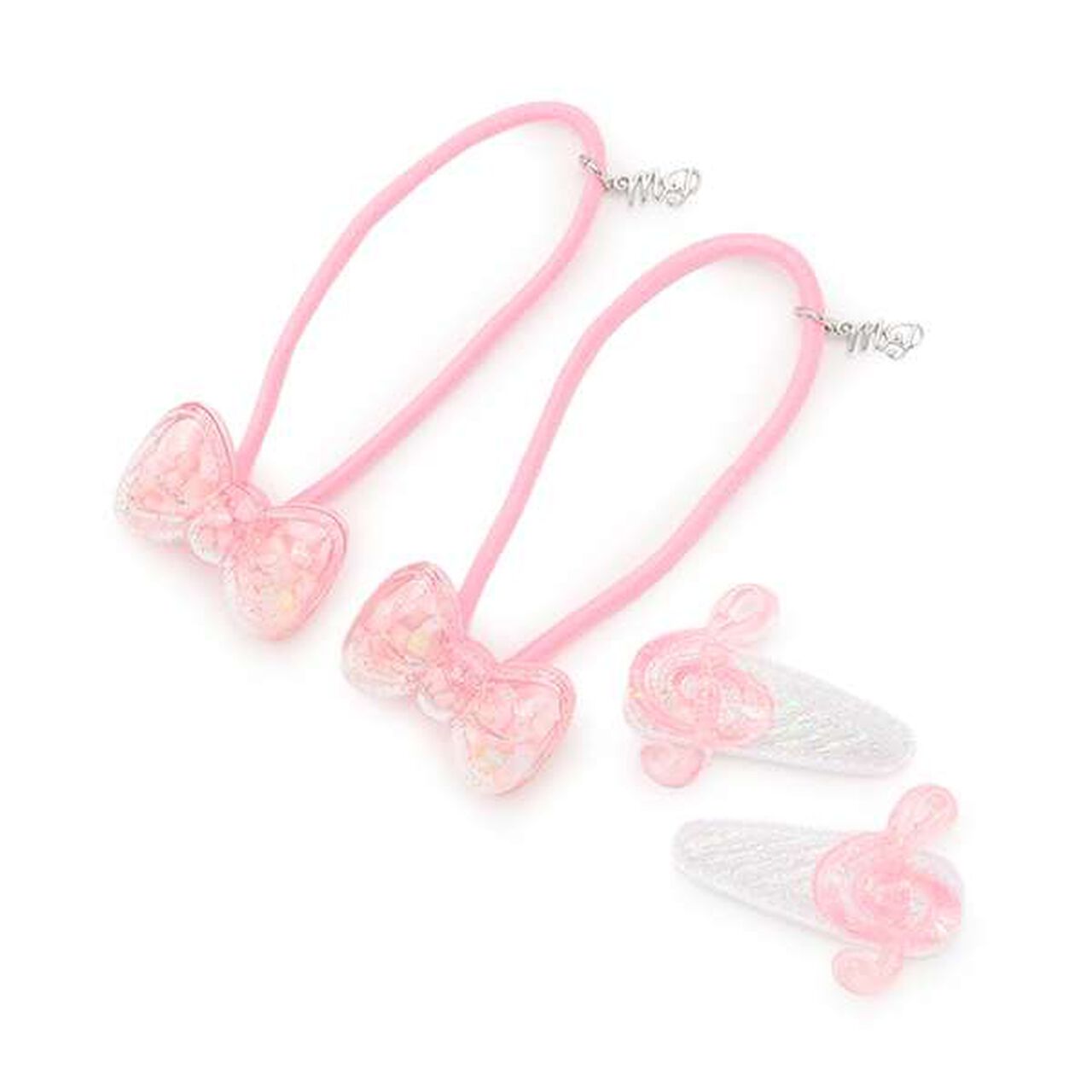 Candy Wrapping Hair Accessory Set,Light pink, large image number 0