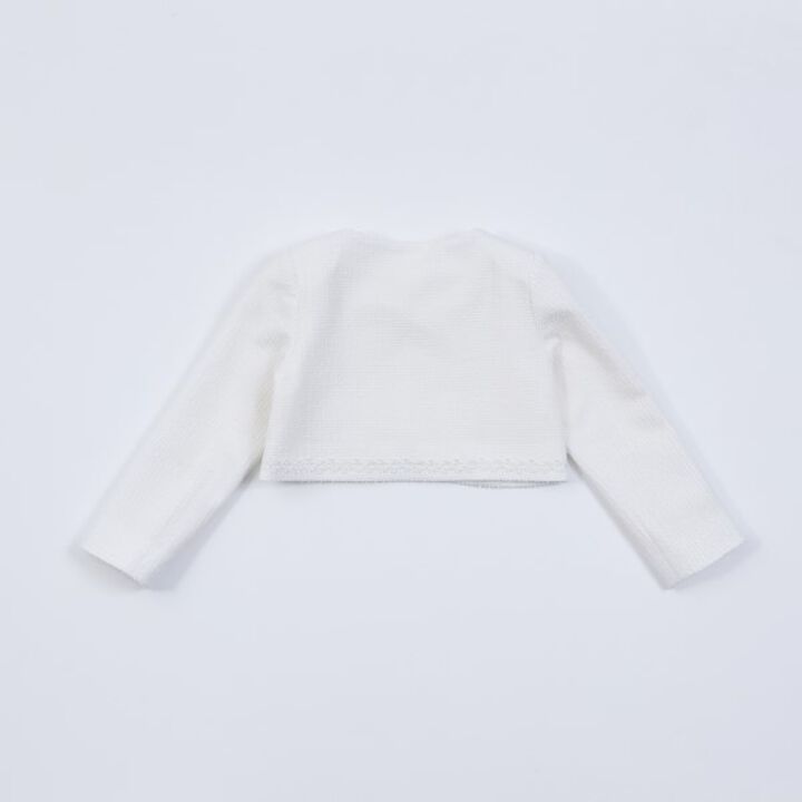 KP Tweed Bolero with Lace (110-130),Black, medium image number 2