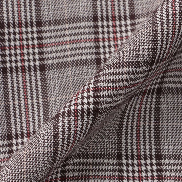 Semi-Formal Collared Long-Sleeve One-Piece Dress,Beige, medium image number 12