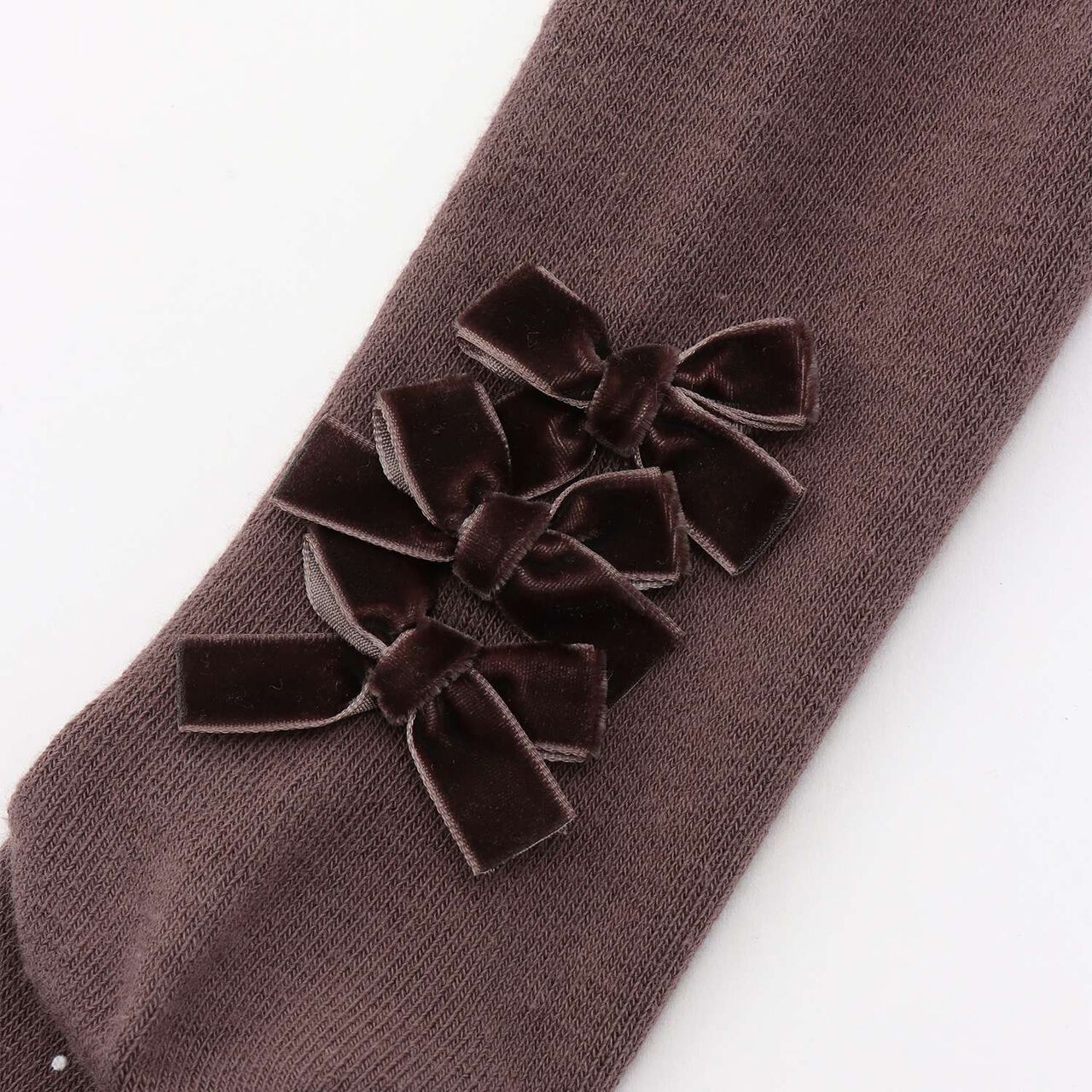 Petite Ribbon Tie Tights,Charcoal gray, large image number 3