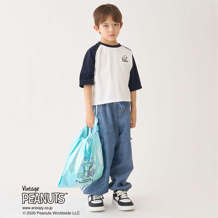 [SNOOPY] Raglan T-Shirt,Navy, medium image number 8