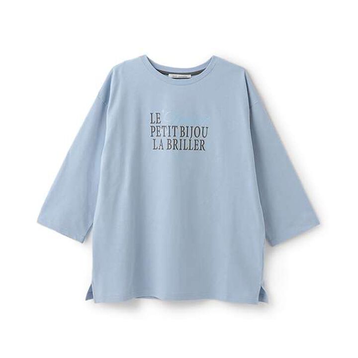 [GOOD PRICE] 6-Sleeve Logo T-Shirt,Cream, medium image number 11