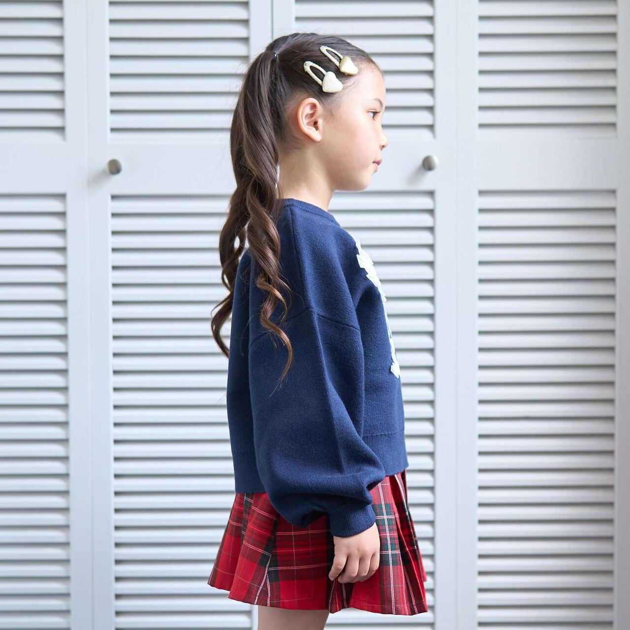 Marshmallow Comfort Machine Washable Heart & Ribbon Assortment Sweater,Emerald green, large image number 29