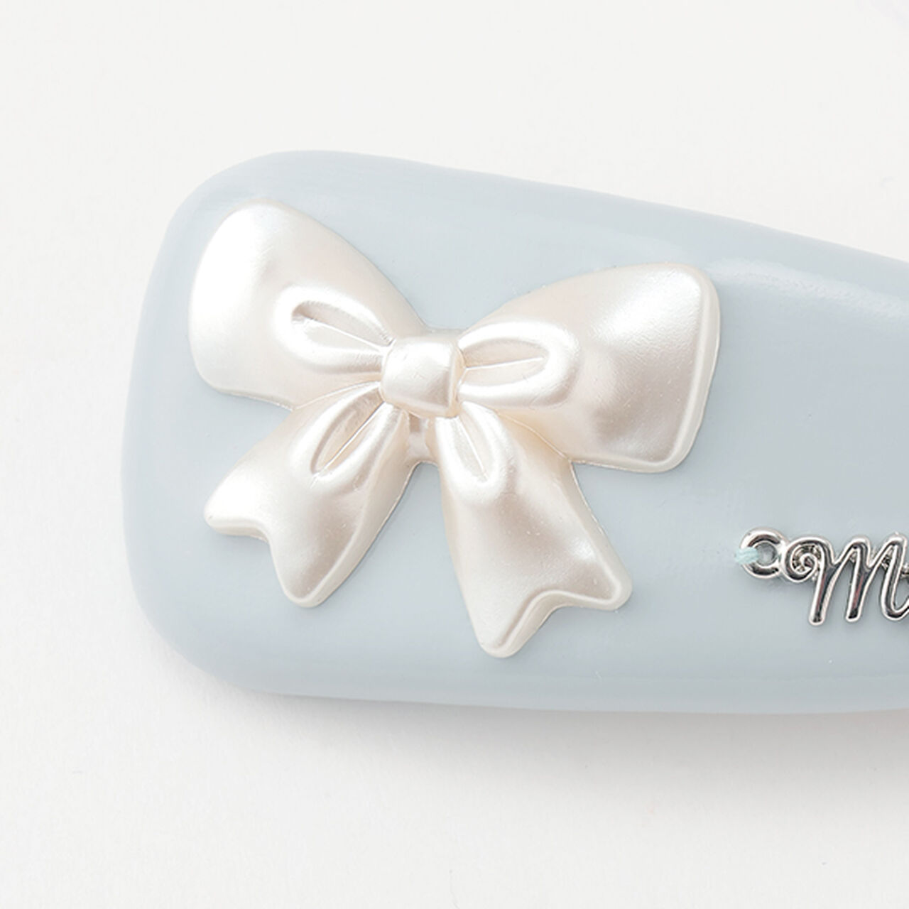 Ribbon-Accented Big Clip,Light blue, large image number 7