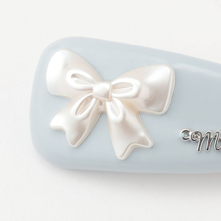 Ribbon-Accented Big Clip,Light blue, medium image number 7