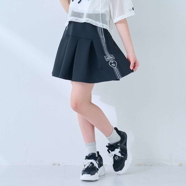 Side Line Logo Patch Skirt-Shorts,, medium