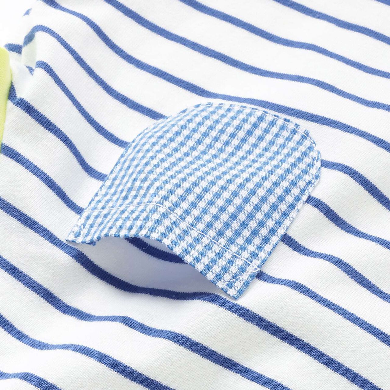 Fruit Hem T-Shirt,Blue, large image number 4