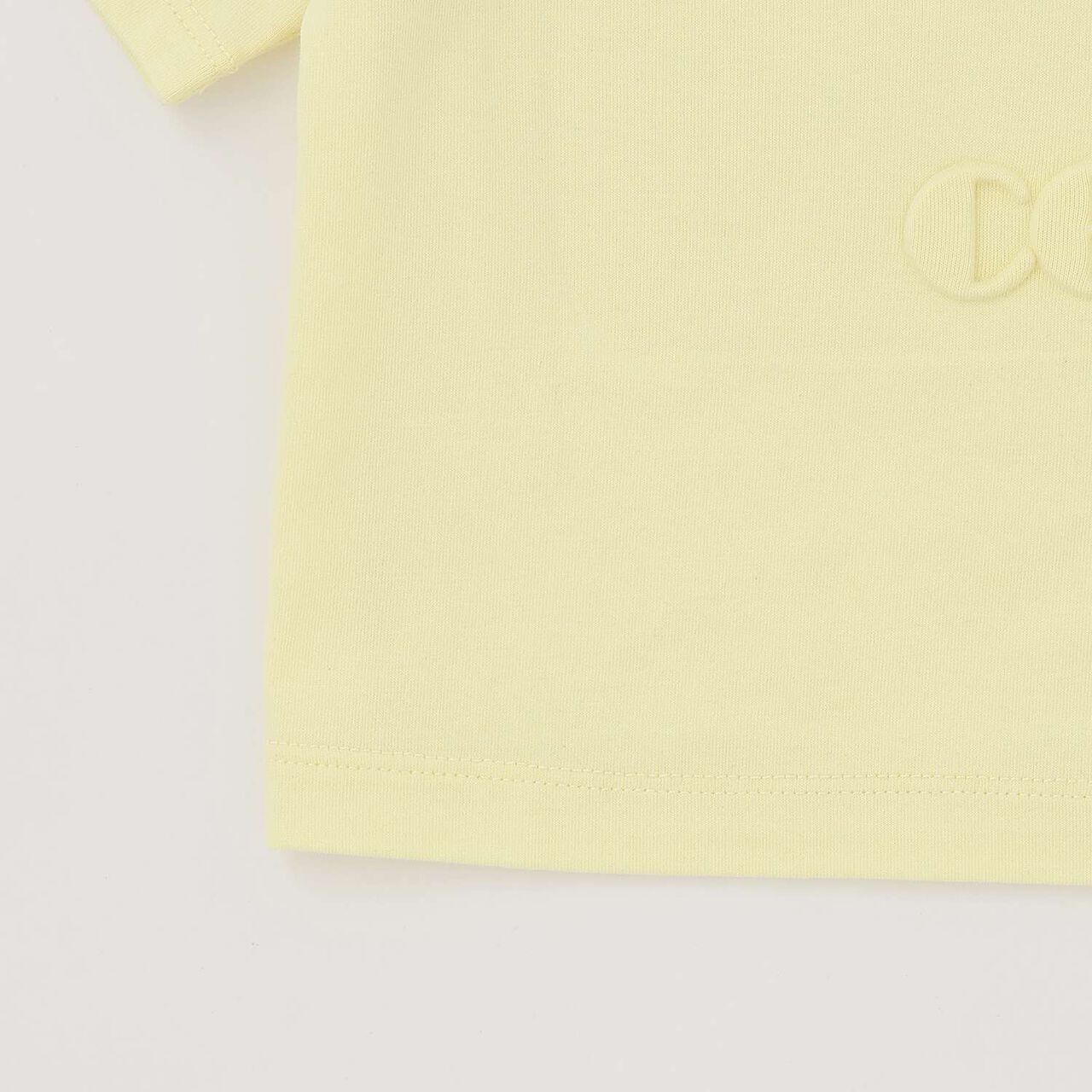 [Cool Touch] Puffy Logo Shoulder Opening T-Shirt,Mint, large image number 6