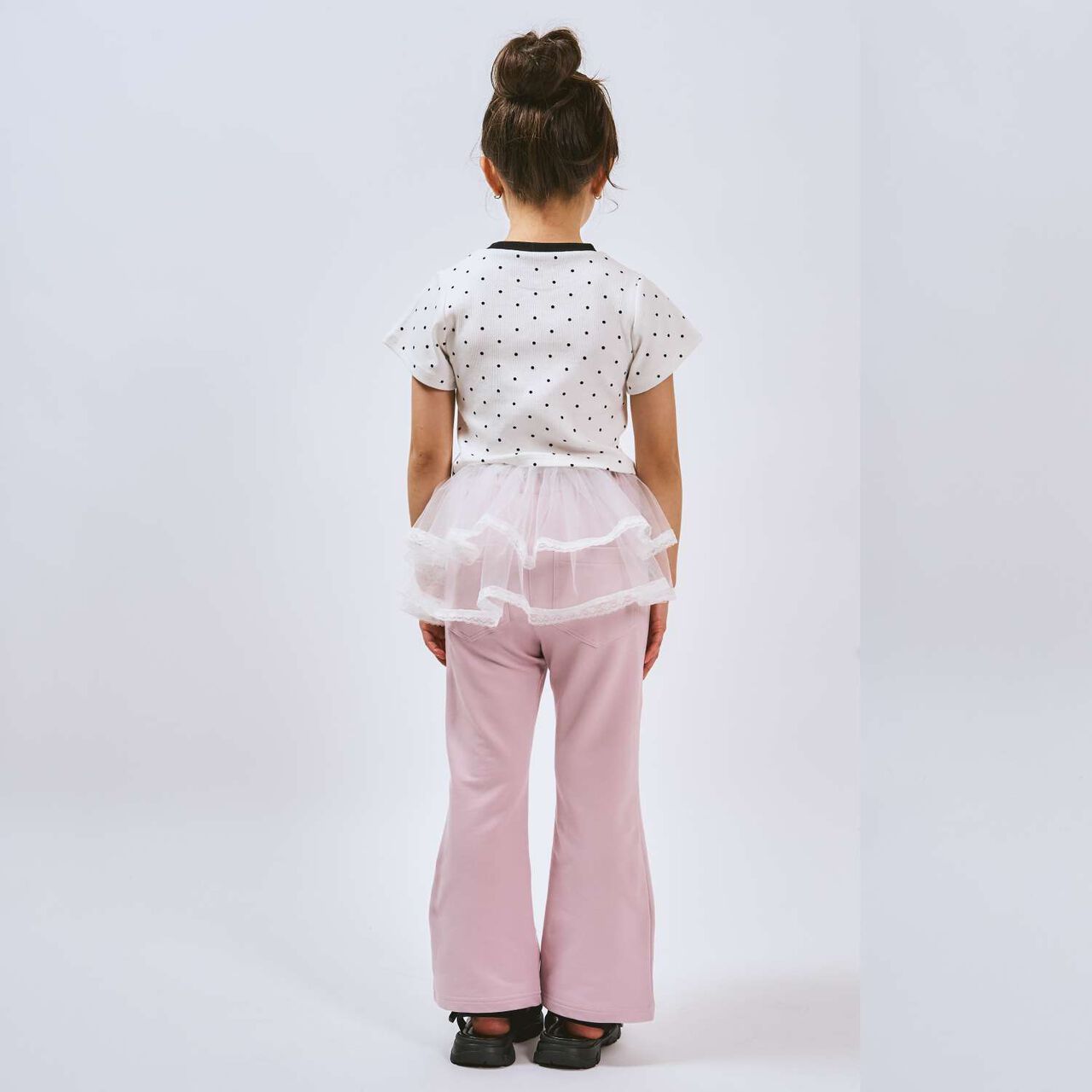 Tulle Frill Belt,Off white, large image number 9