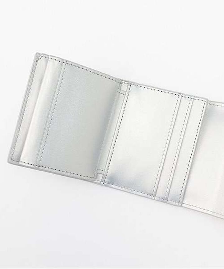 Ribbon Wallet [Korean Fashion],Black, medium image number 4