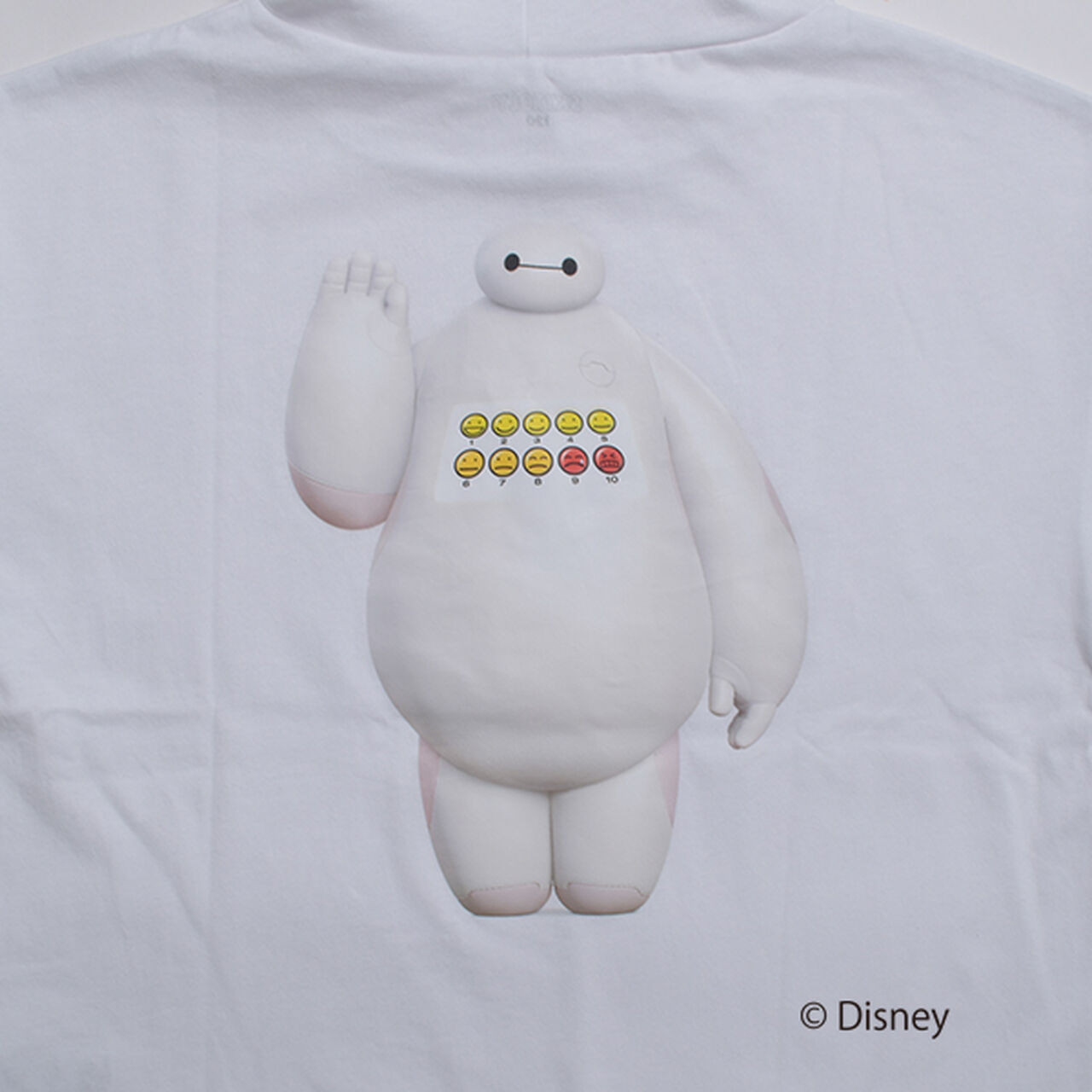 [SKIT0LY] [Disney] Baymax Hooded Short-Sleeve Big T-Shirt,White, large image number 4
