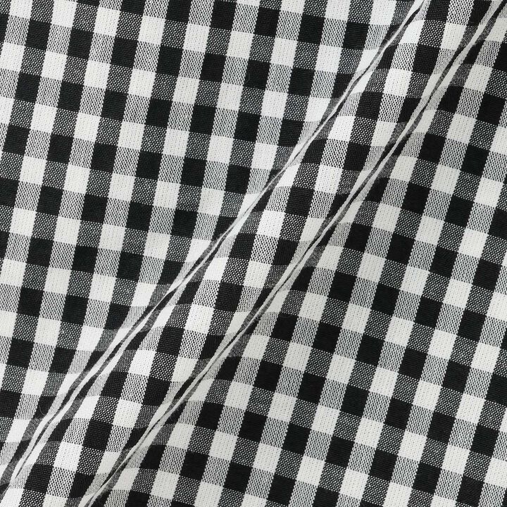 [Parent-Child Matching] Puff Sleeve Peplum One-Piece Dress,Black, medium image number 6