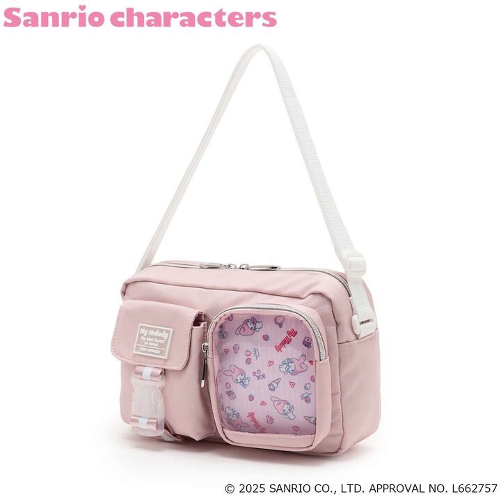 My Melody / Kuromi Casual Shoulder Bag,Light pink, medium image number 11