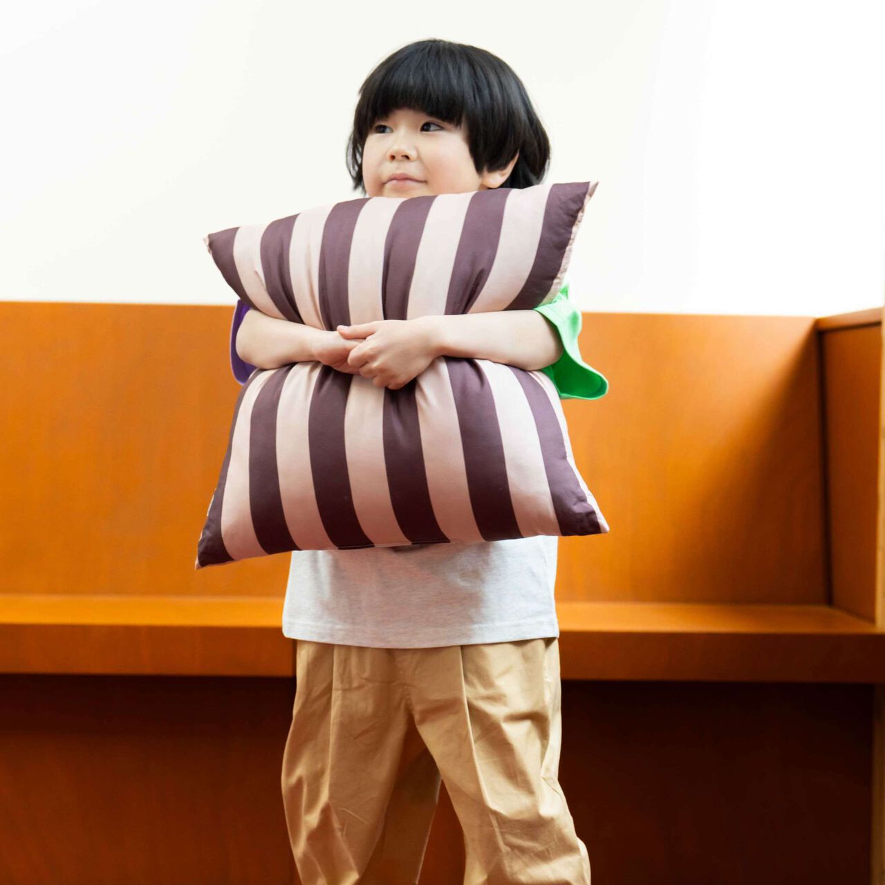 [Baskin-Robbins] Assorted Pattern Cushion,Beige, large image number 4