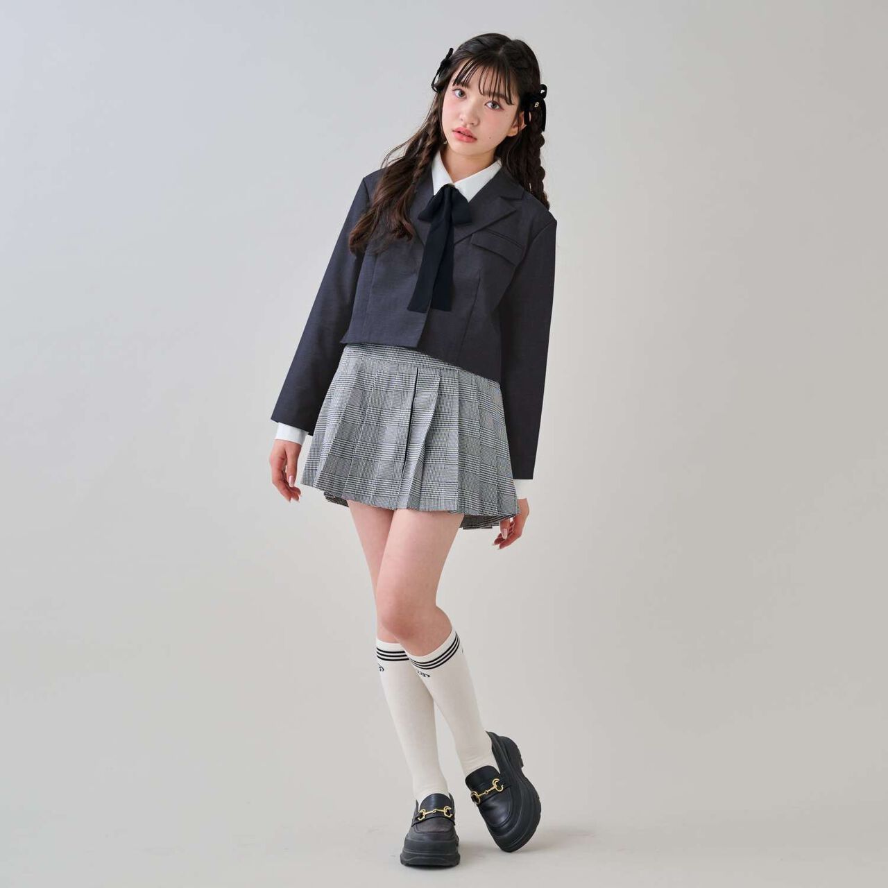 [Graduation Attire] Tiered Culotte Skirt,Multi color, large image number 3