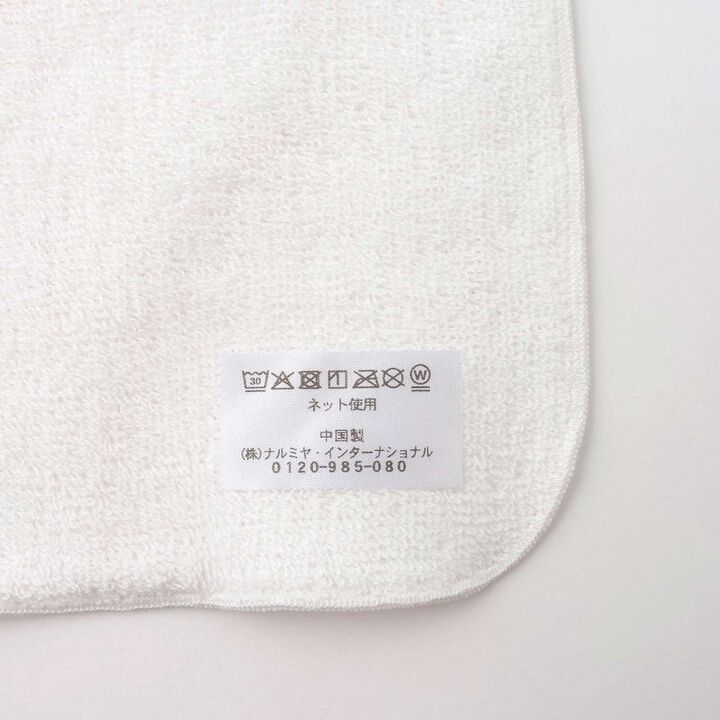 [Box Included] Rose Pattern Gauze Towel, Bath Poncho, and Handkerchief Set,Light pink, medium image number 8