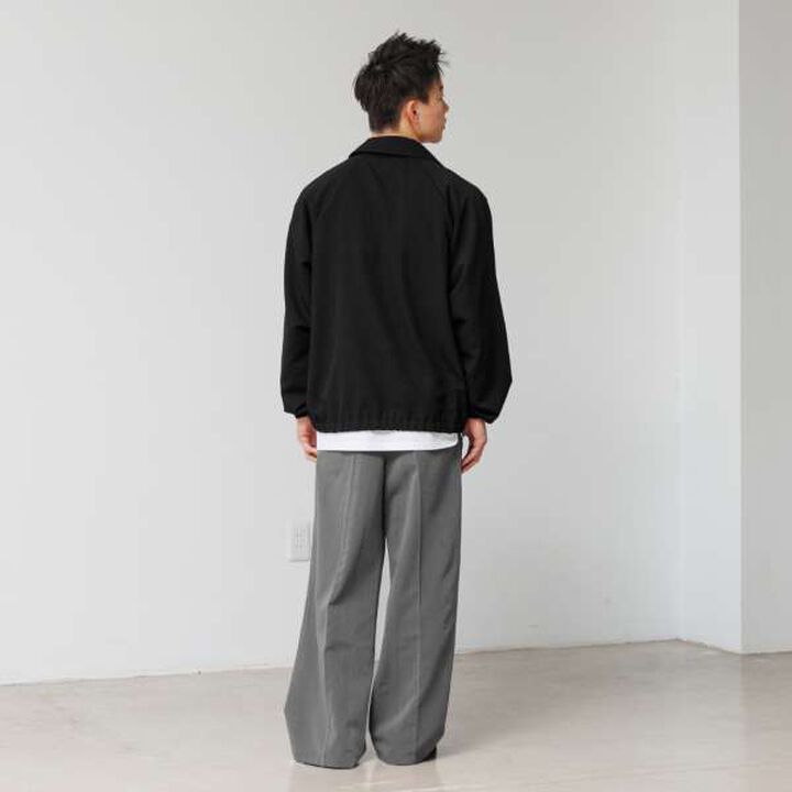 [Set Up Compatible] Clean Shirt Jacket,Black, medium image number 5