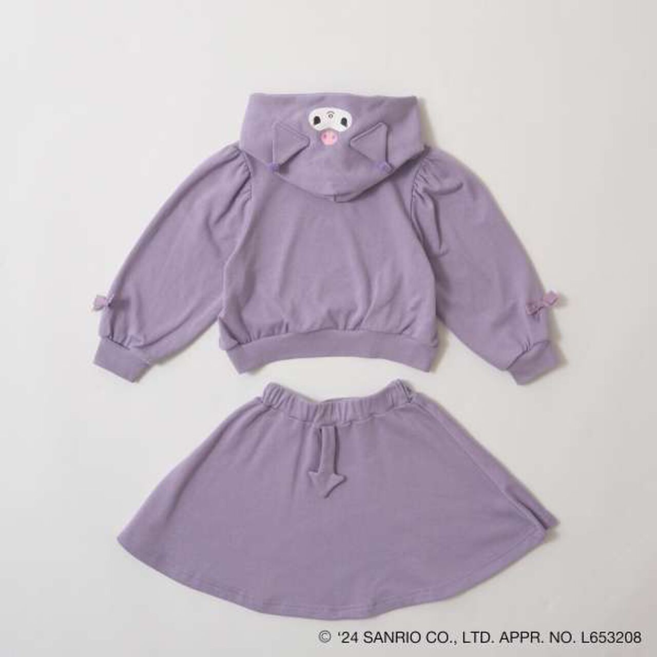 [Sanrio Characters] Transformation Parka & Flare Skirt Outfit Set,Lavender, large image number 15