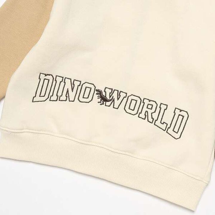 Dinosaur Color Block Zip-Up Parka,Blue, medium image number 12