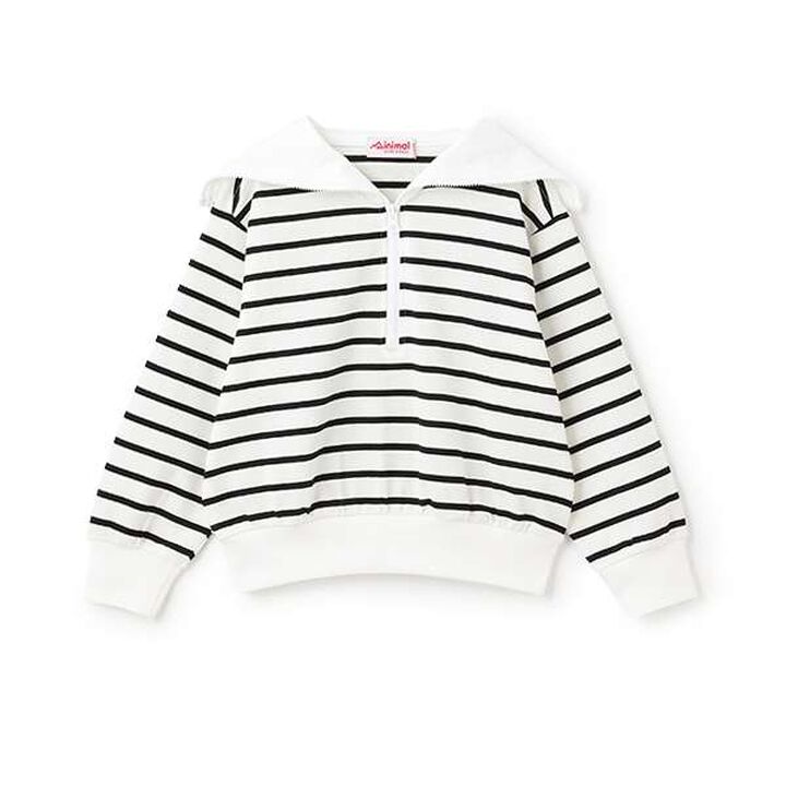 Sailor Collar Pullover,Turquoise, medium image number 4