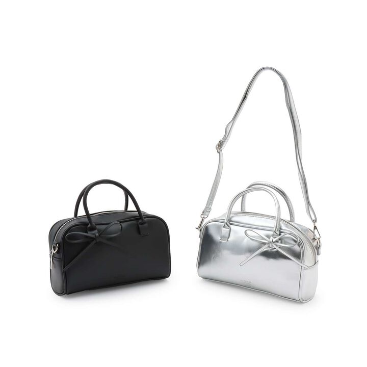 2 WAYMini Boston Bag,Silver, medium image number 10