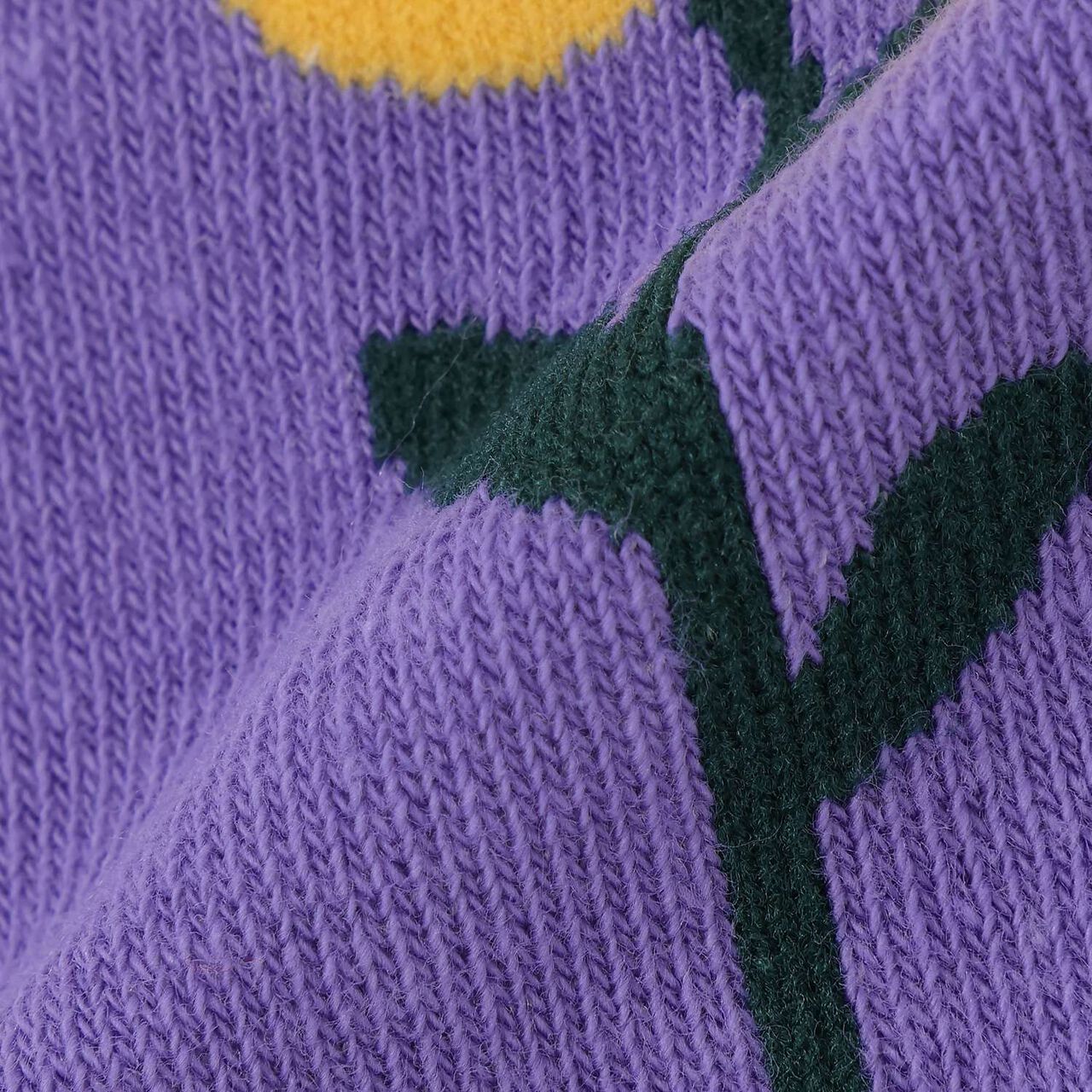 Puffy Flower Crew Socks [Kids] [Girls],Moderate blue, large image number 8