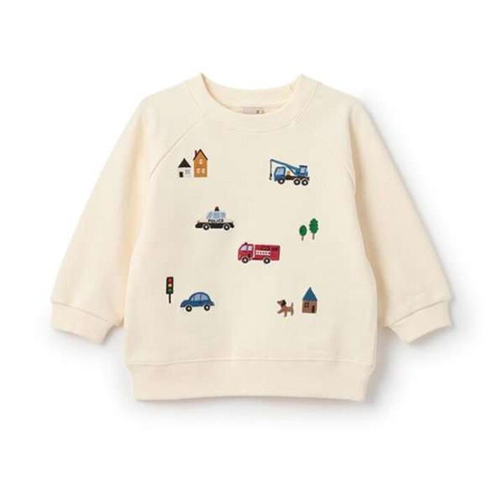 Vehicle Embroidered Sweatshirt,Top gray, medium image number 15
