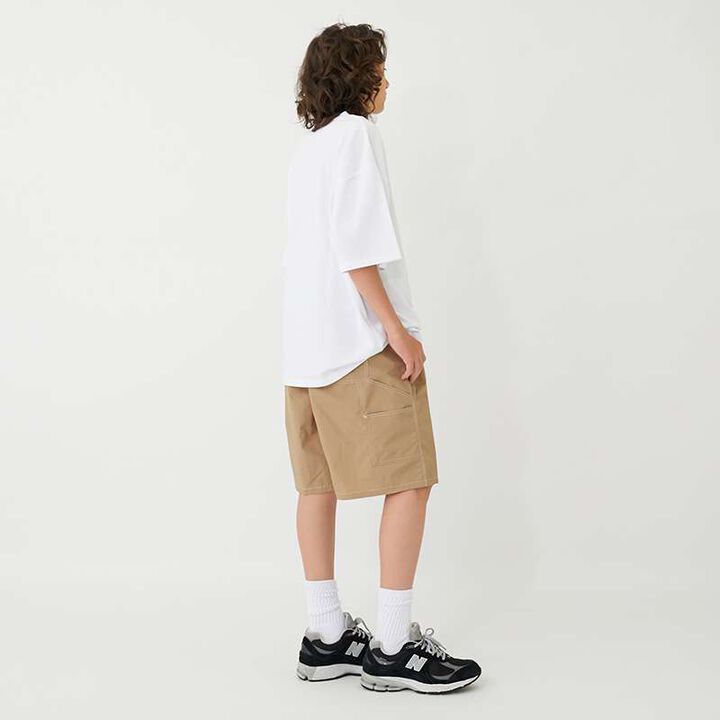 [Water-Repellent] Nylon Washer Painter Half Pants,Blue, medium image number 10