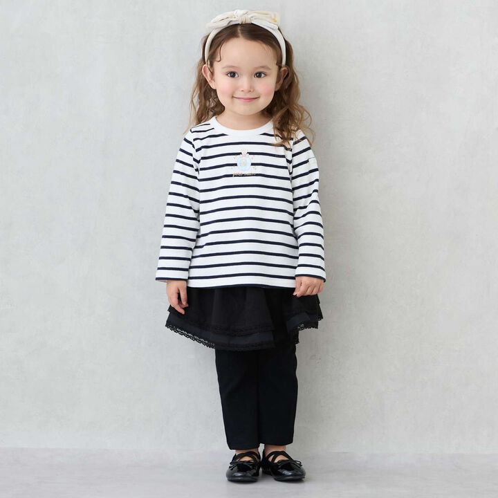 [Affordable] Girls Long-Sleeve T-Shirt,Deep blue, medium image number 2