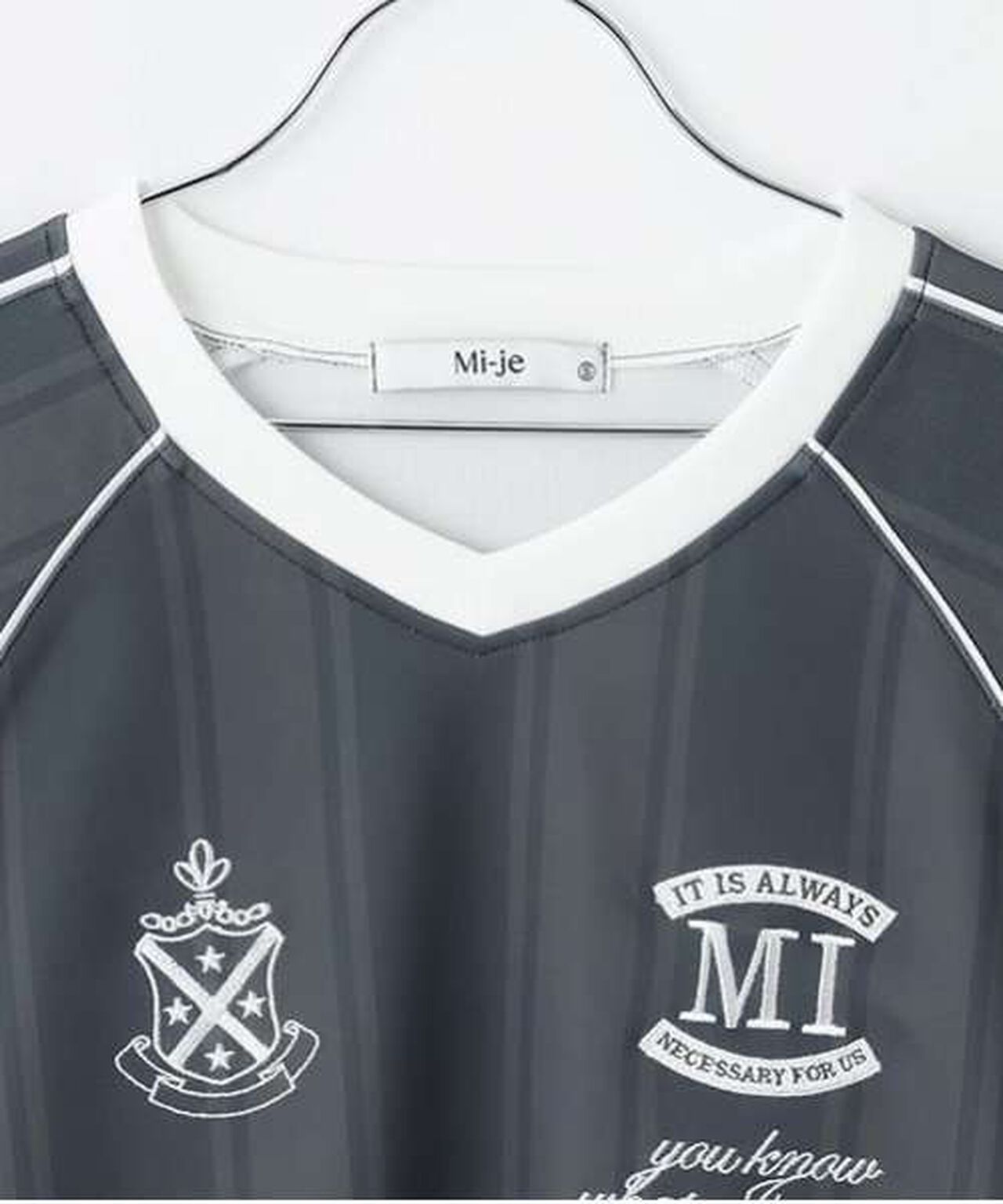 Uniform Pullover,Charcoal gray, large image number 2