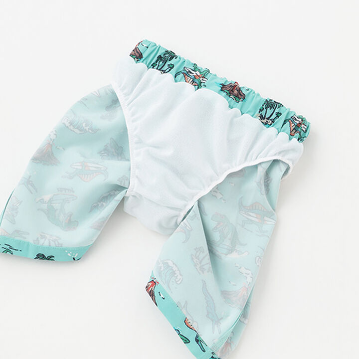 [SWIM] Dinosaur All-Over Pattern Pants,Emerald green, medium image number 4