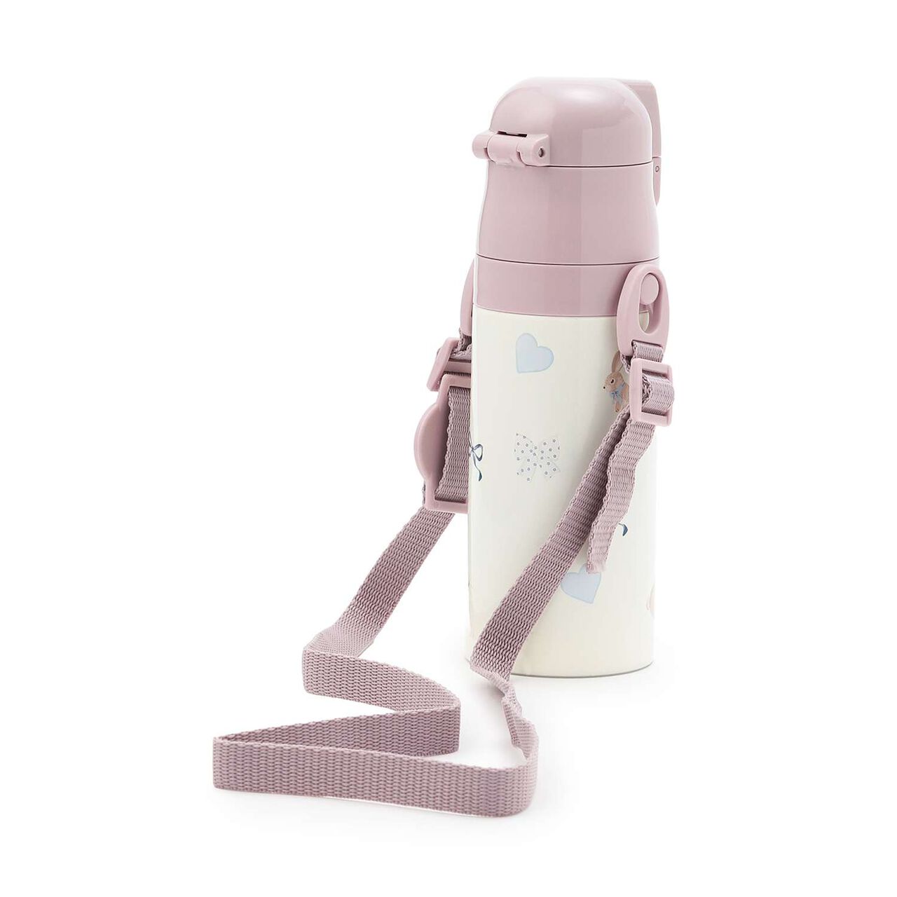 Stainless Steel Bottle with Straw,Lavender, large image number 1