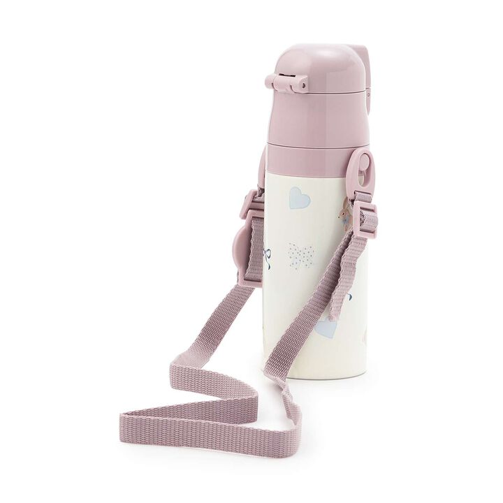 Stainless Steel Bottle with Straw,Lavender, medium image number 1