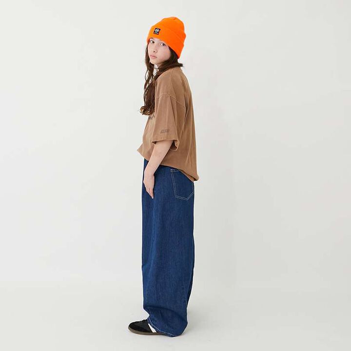 [FORGETNEVER] Heavyweight Pigment-Dyed Printed T-Shirt,Brown, medium image number 14