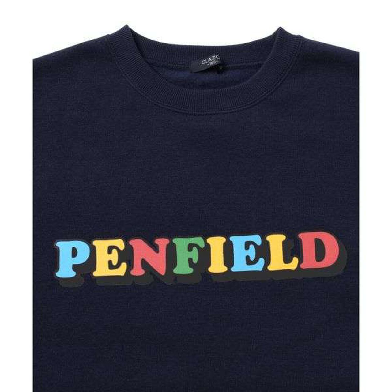 [Penfield] Wool Lined Print Sweatshirt,Navy, large image number 4
