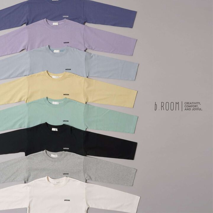 [Daily Standard Wear] Oversized Simple Design Long-Sleeve T-Shirt with Accent,Ivory, medium image number 18
