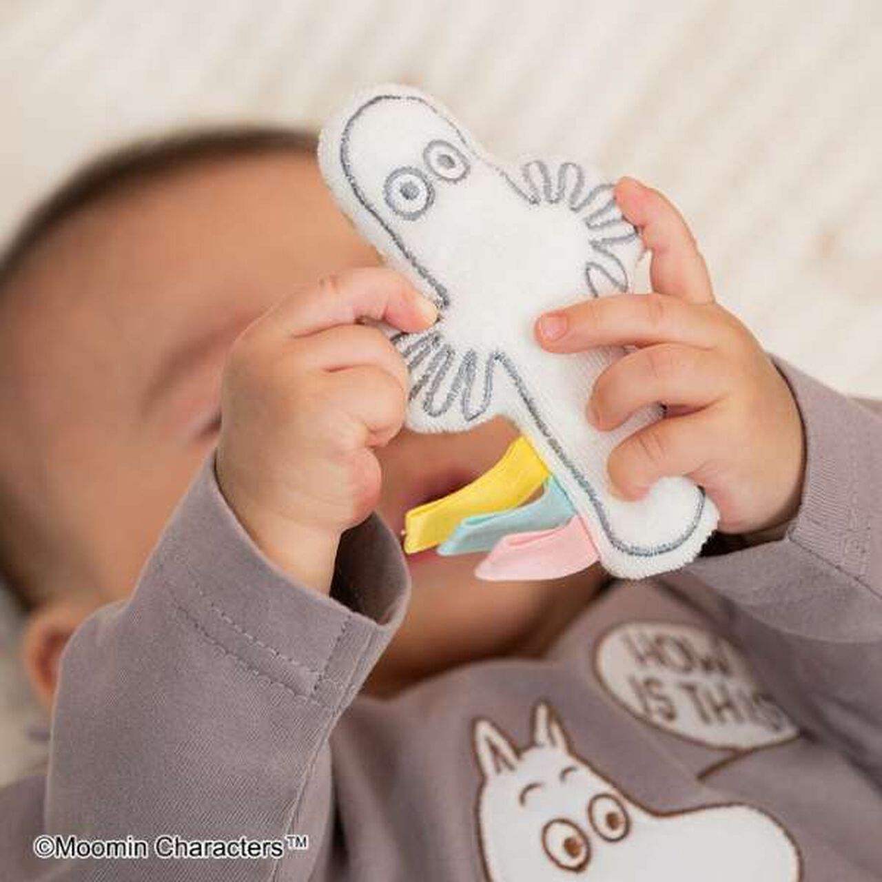 Moomin Nyoro-Nyoro Rattle,Light green, large image number 9