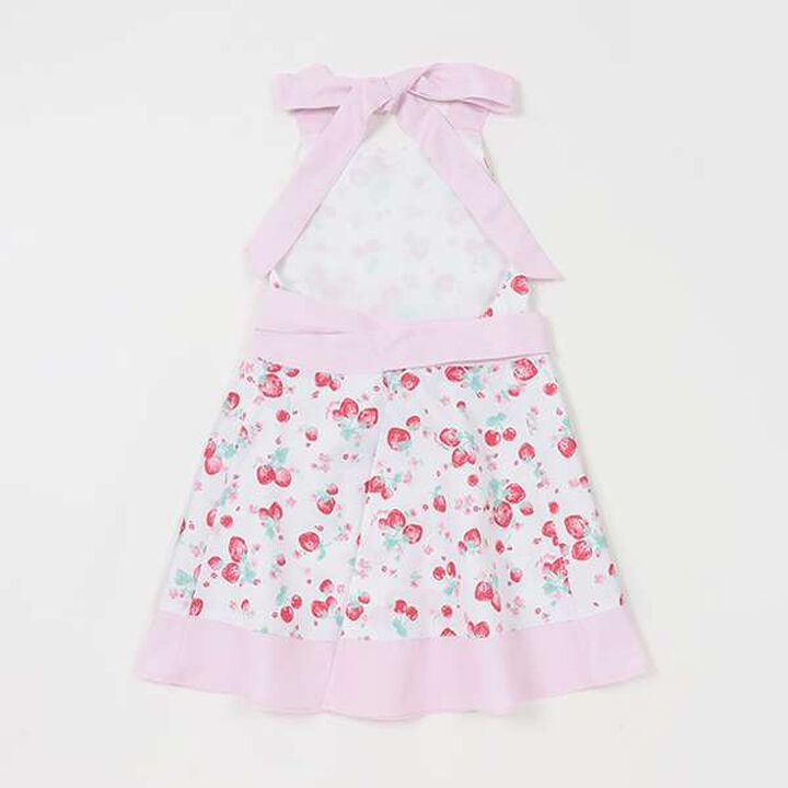 35th Reissue Strawberry Pattern Women's Size Apron,Off white, medium image number 1