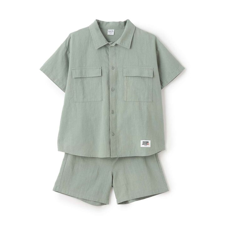 Wide Silhouette Outfit Set,Green, medium image number 16