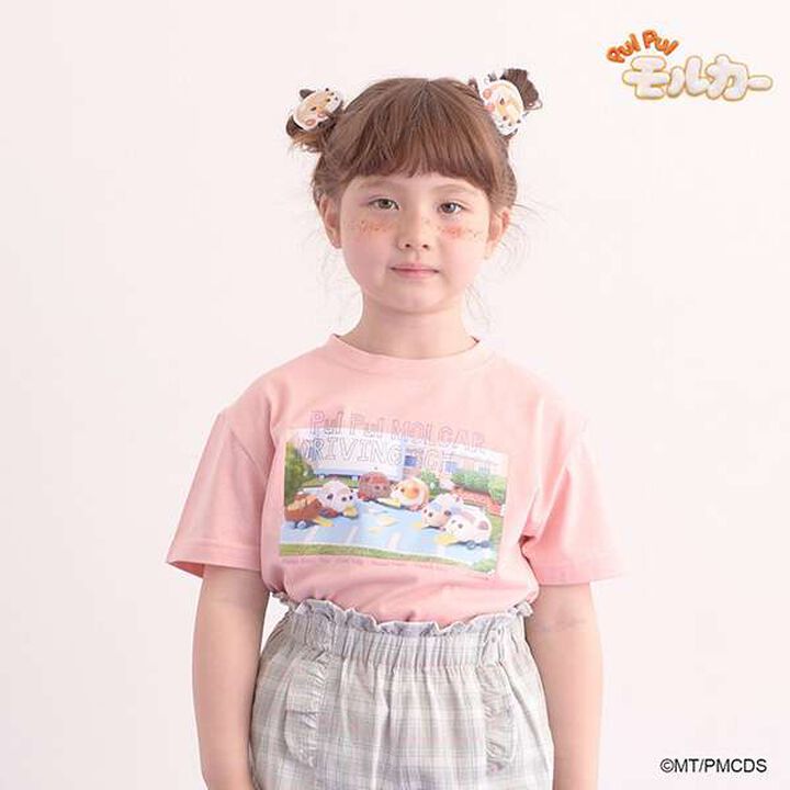 [PUI PUI Molkky] Non-Deforming Soft Cotton Munch Munch Molkky T-Shirt,Moderate pink, medium image number 0