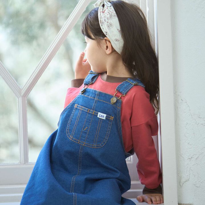 [Lee] Overall Skirt,Blue, medium image number 3