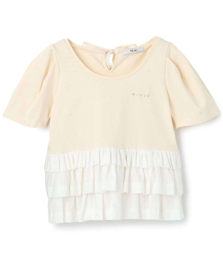 Peplum Stone T-Shirt,, medium