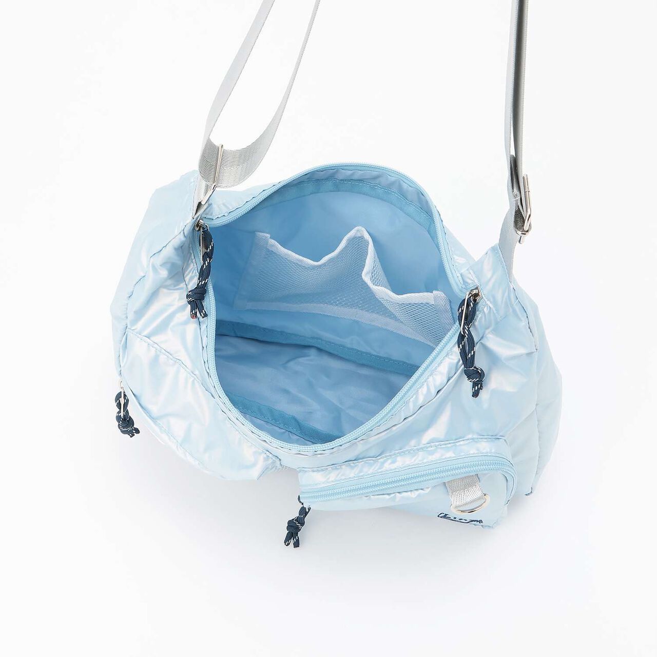 [LTXC] Double Pocket Shoulder Bag,Black, large image number 9