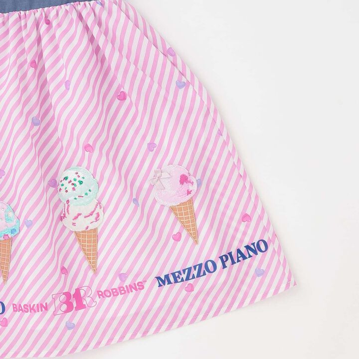 [31 Ice Cream] Docking One-Piece Dress,Red, medium image number 13