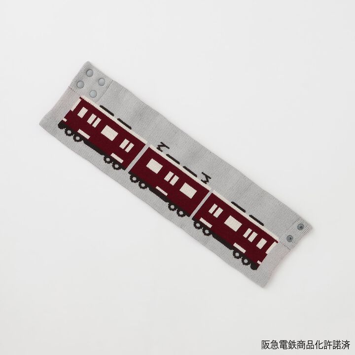 [Hankyu Train] Reversible Snood,Gray, medium image number 11
