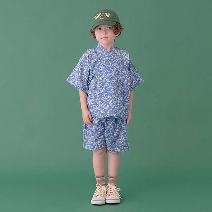 Loose Fit Easy-Wear Jinbei,Black, medium image number 20