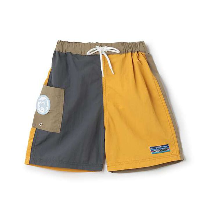 [UV Protection/SWIM] Water-Repellent Board Shorts,Mustard, medium image number 0