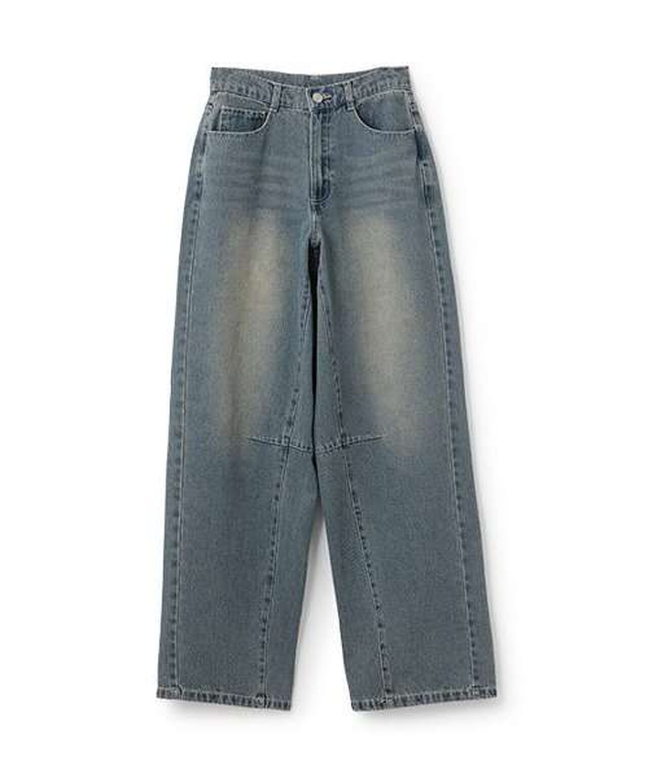 Curved Pants,Khaki, large image number 20