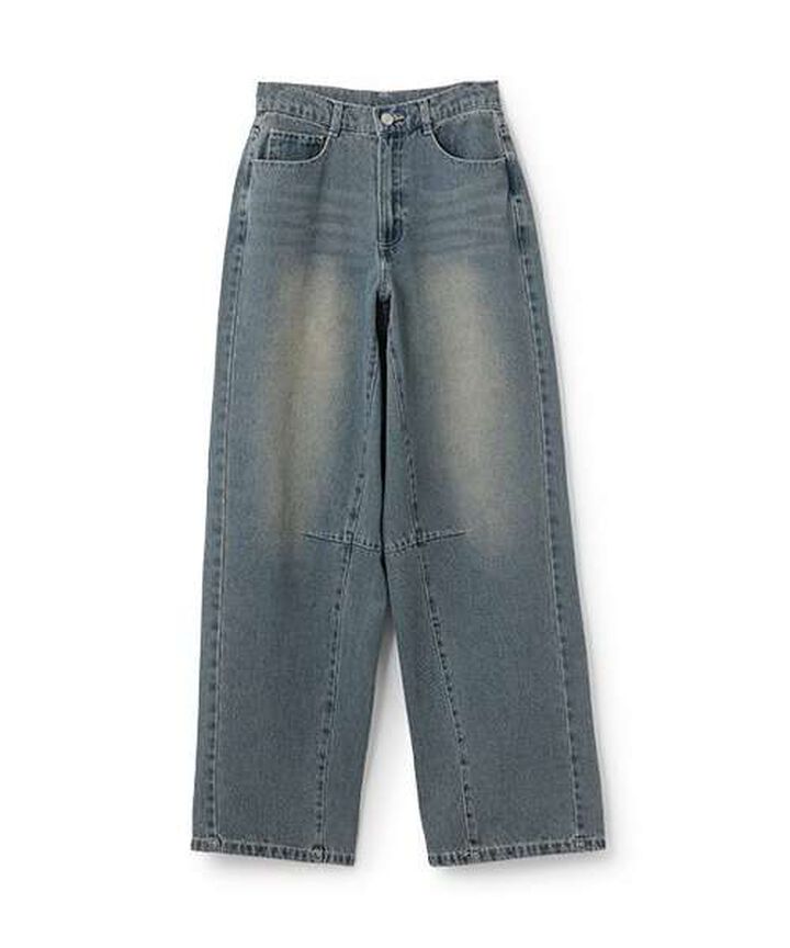 Curved Pants,Khaki, medium image number 20